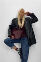 blazer effetto pelle kalie